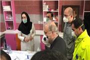 بازدید وزیر بهداشت از محل دانشجویان در قرنطینه کرونا + عکس