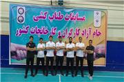 تیم منتخب طناب کشی کارگران استان با نام شهداب یزد در قزوین رقابت کرد